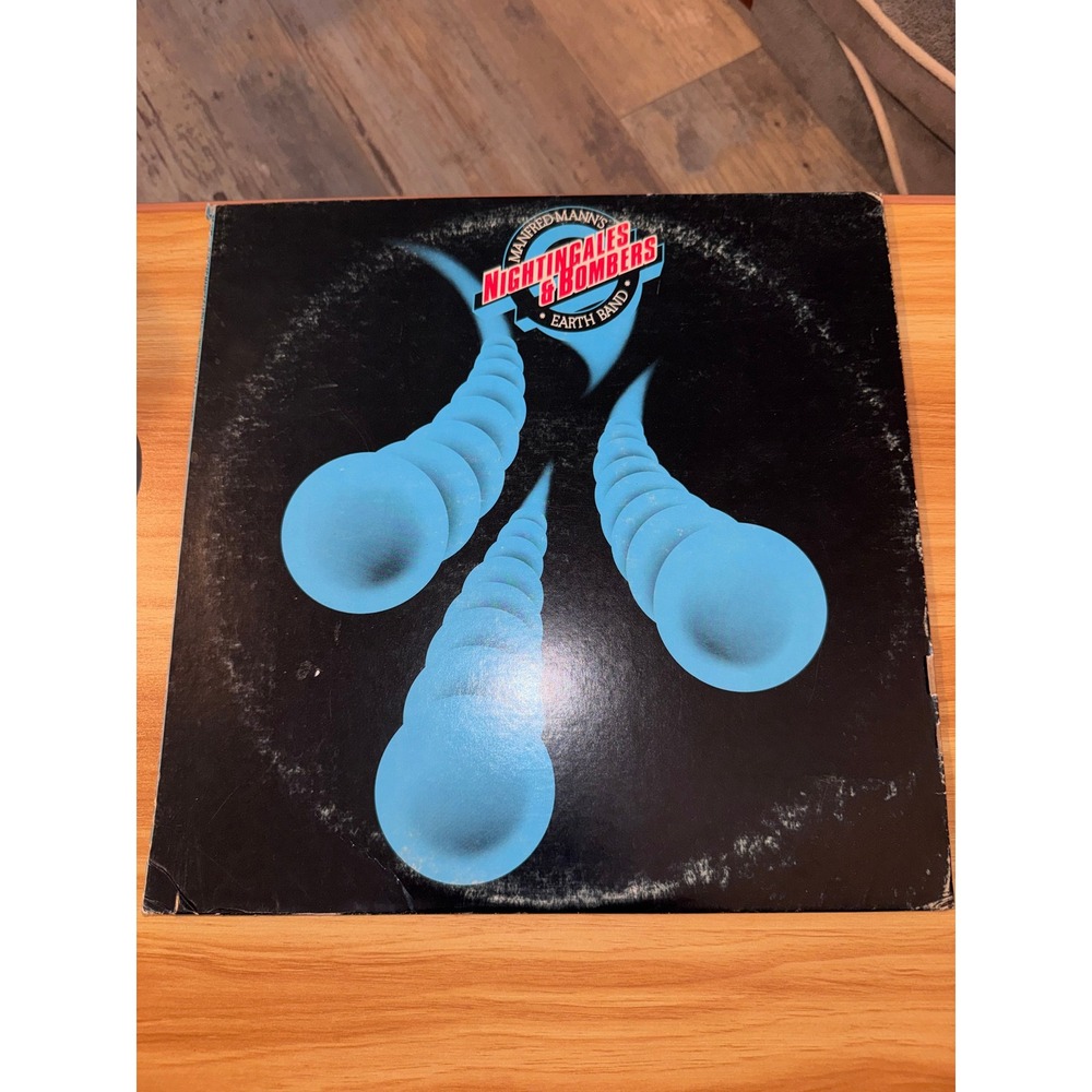 Manfred Mann's Earth Band Nightingales & Bombers Vinyl LP 1975 Classic Rock